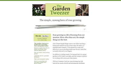The Garden Tweezer thumbnail preview