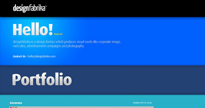 design fabrika Website Screenshot