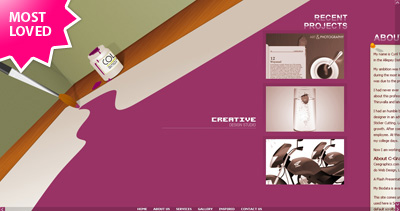 C-Graphics Website Screenshot