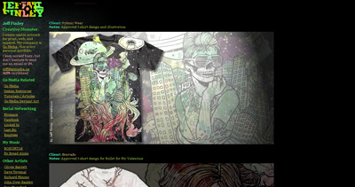 Jeff Finley Website Screenshot