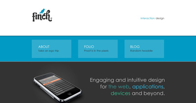 FINCH Website Screenshot