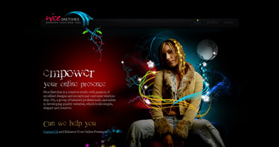 Nice Sketches Website Screenshot