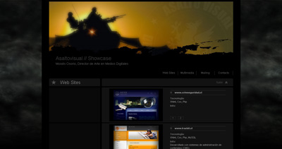 Asaltovisual Diseño Website Screenshot