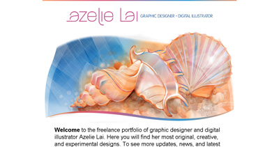 Azelie Lai Website Screenshot