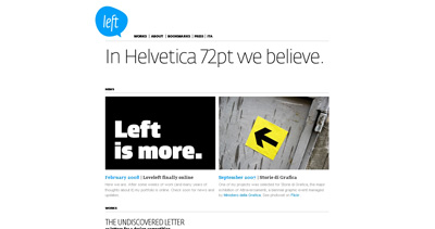 Loveleft Website Screenshot