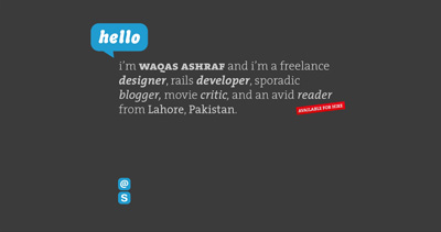 Waqas Ashraf Website Screenshot