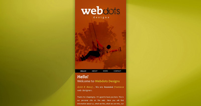 WEBdots Designs Website Screenshot