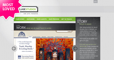 Deluge Studios Website Screenshot