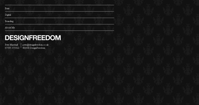 Design Freedom Website Screenshot