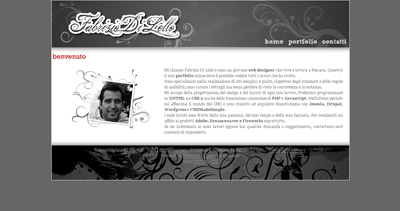 Fabrizio Di Lello Website Screenshot