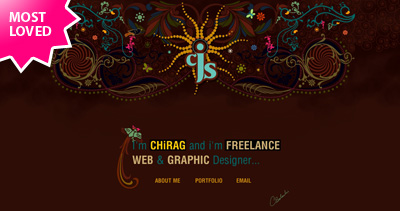Chirag Solanki Website Screenshot