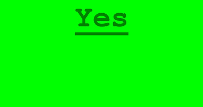 Yes, No, Maybe Website Screenshot