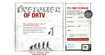 Evolution of DRTV Website Screenshot