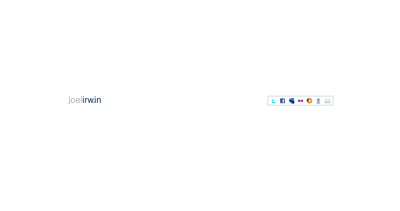 Joel Irwin Website Screenshot