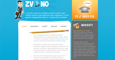Zvono Website Screenshot