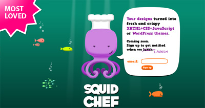 SquidChef Website Screenshot