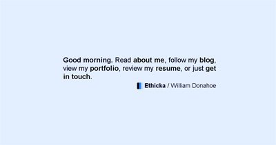 Ethicka Website Screenshot