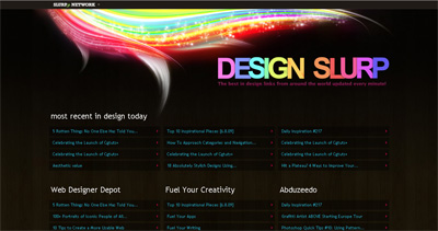 Design Slurp Website Screenshot
