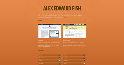 Alex Edward Fish Website Screenshot