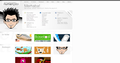 Numan Çebi Website Screenshot