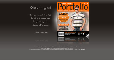 Daniel Kemeny Website Screenshot
