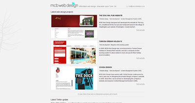 MCB Web Design Website Screenshot