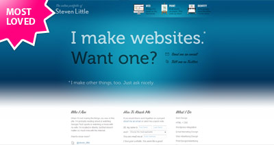 Steven Little Website Screenshot