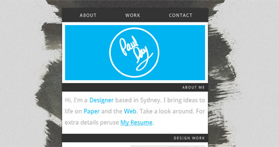 Paul Day Website Screenshot