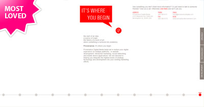 Provenance Digital Website Screenshot