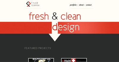 Tyler Termini Website Screenshot