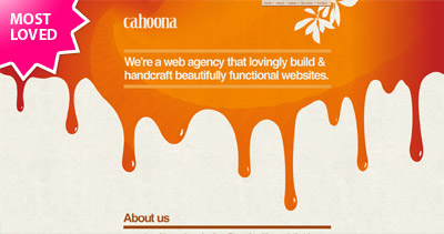 Cahoona Website Screenshot