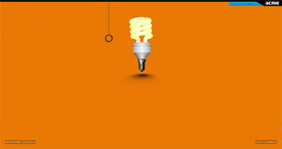Acme Lights Website Screenshot