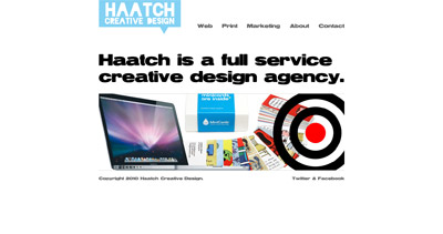 Haatch Creative Design Website Screenshot