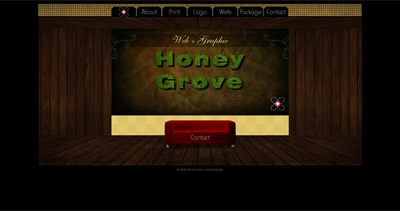 Honey Grove Design Website Screenshot