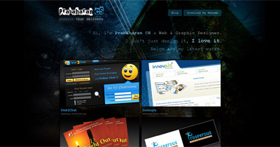 Prabaharan CS Website Screenshot