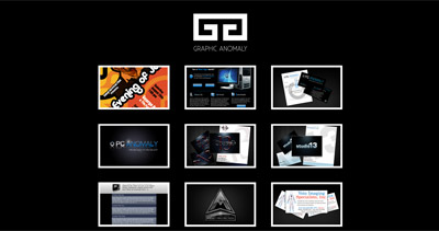 Graphic Anomaly Website Screenshot