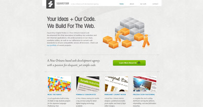 Squarefour Digital Media Website Screenshot