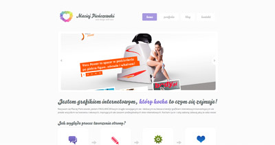 Maciej Pieńczewski Website Screenshot