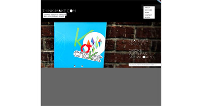 Think-Make Website Screenshot