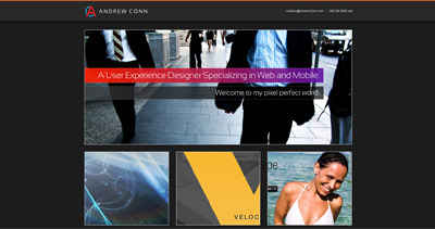 Andrew Conn Website Screenshot