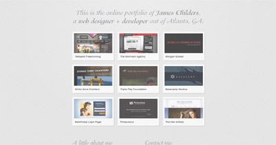 James Childers Website Screenshot