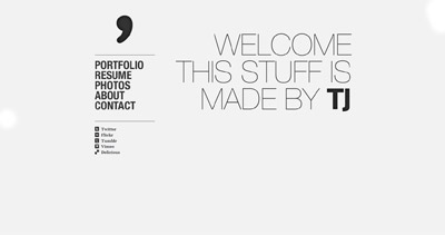 Thibault Jorge Website Screenshot