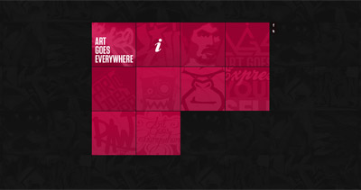 Art Goes Everywhere Website Screenshot