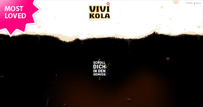 Vivi Kola Website Screenshot