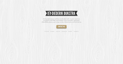Diederik Dijkstra Website Screenshot