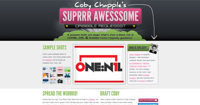 Coby Chapple Website Screenshot