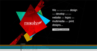 Moksha Design Studio Website Screenshot