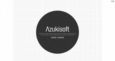 Azukisoft Website Screenshot