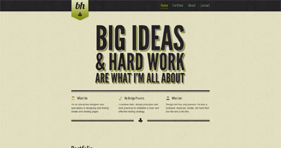 Brandon Houlihan Website Screenshot