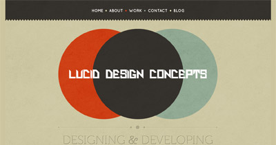 Lucid Design Concepts Website Screenshot